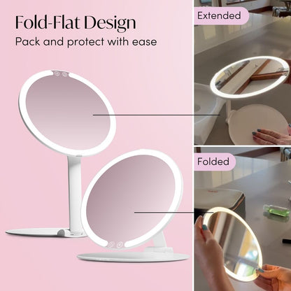Abigail LED Travel Mirror