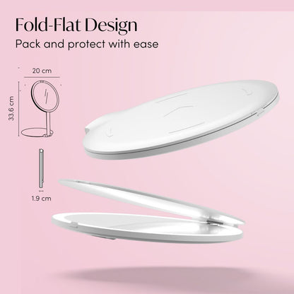Abigail LED Travel Mirror