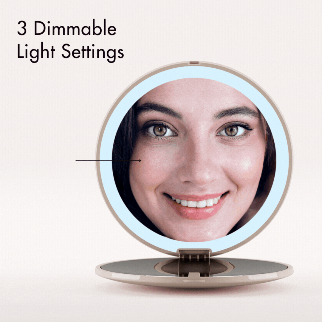 Mini Taylor LED Compact Mirror